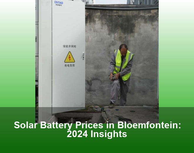 Solar Battery Prices in Bloemfontein: 2024 Insights